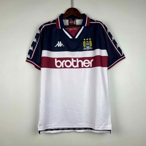 Tailandia Camiseta Manchester City Replica Segunda Ropa 1997-1998